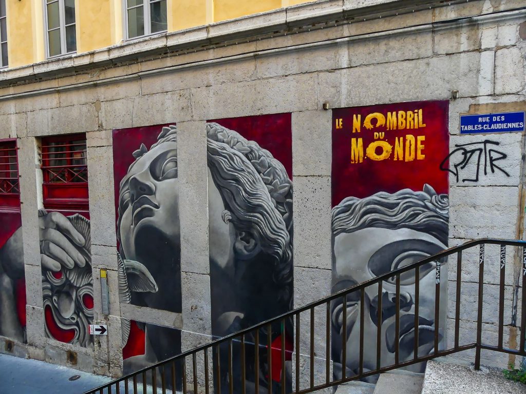 Street art Lyon Croix Rousse