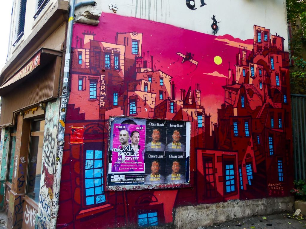 Street art Lyon Croix Rousse