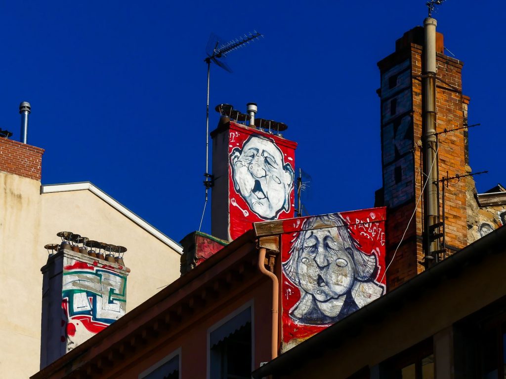 Street art Lyon Croix Rousse