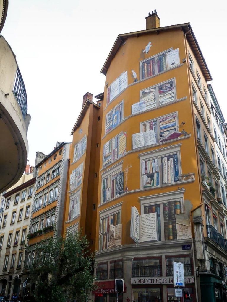 Lyon-fresque Bibliothèque
