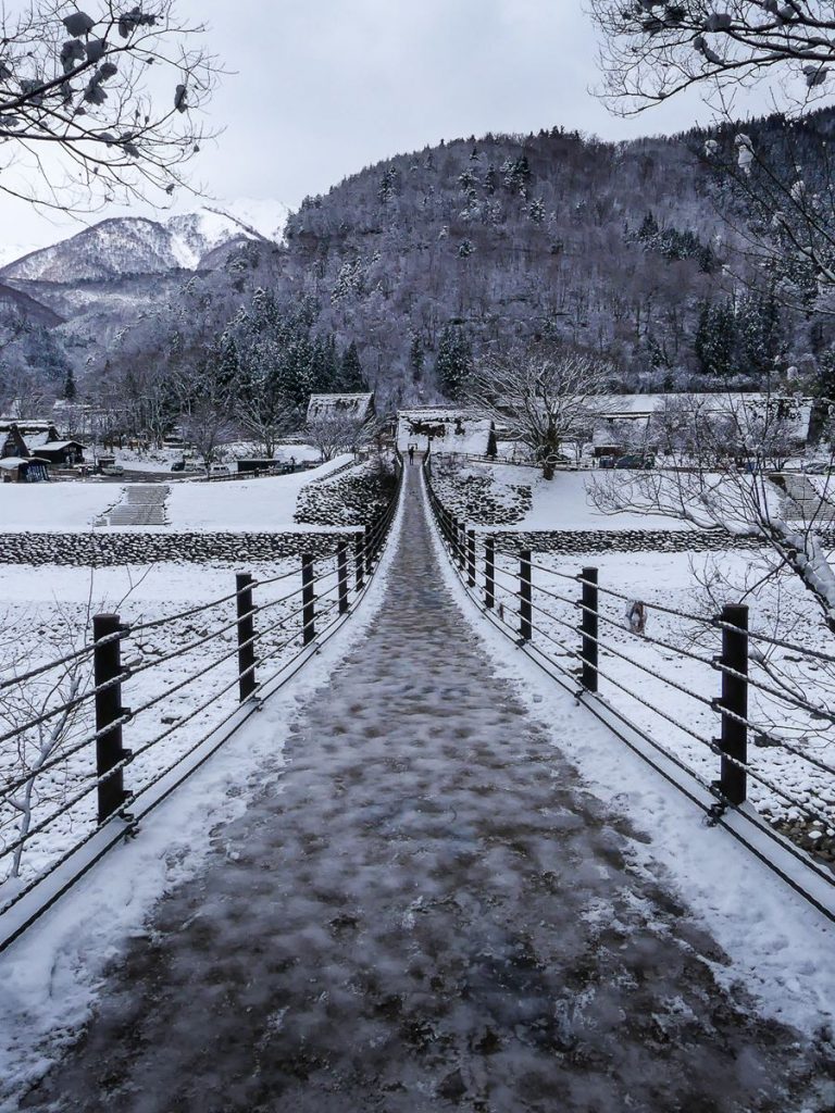 Shirakawago sous la neige