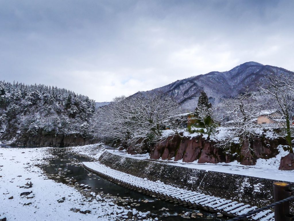Shirakawago sous la neige