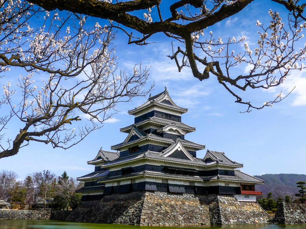Château de Matsumoto au printemps