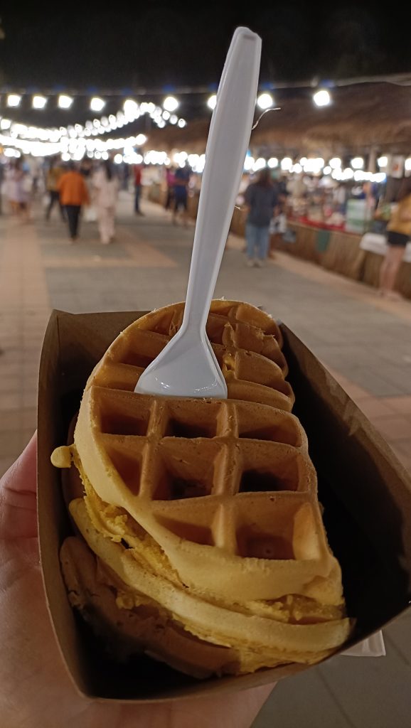 Petit plaisir - gaufre en Thaïlande !