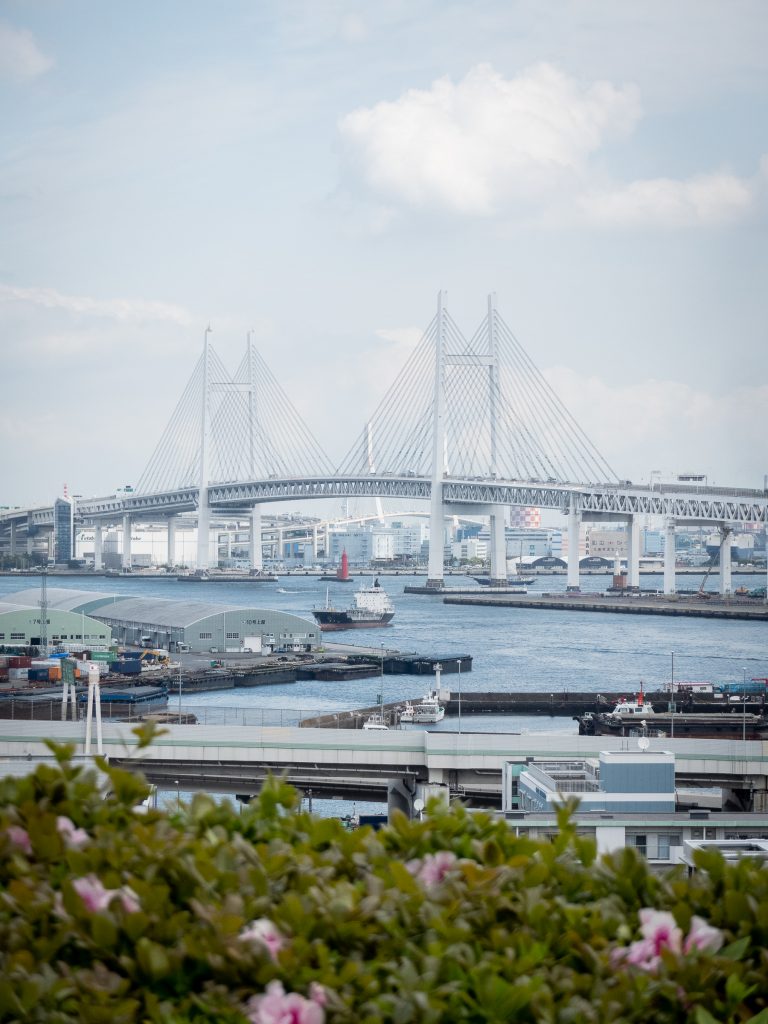 Yokohama Japon - vue depuis le parc de l'observatoire