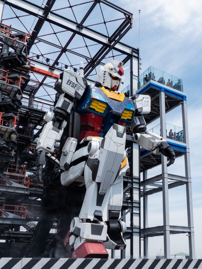 Yokohama Japon à moins d'une heure de Tokyo - Gundam factory
