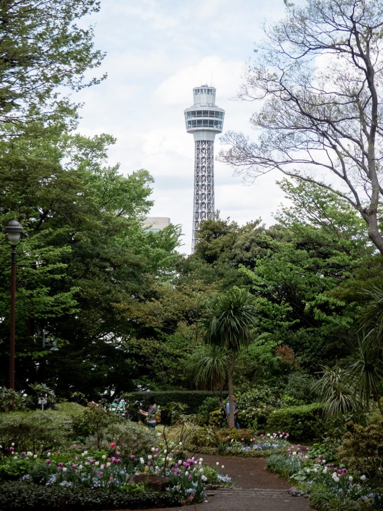 Yokohama - descente du parc de l'observatoire