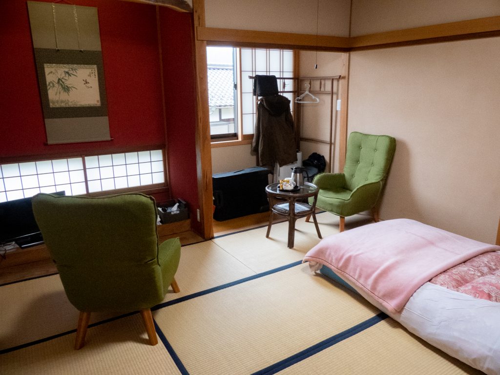 Nuit dans un Ryokan - maison d'hôtes traditionnelle