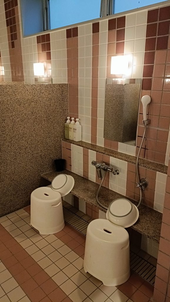 Les bains de l'hôtel