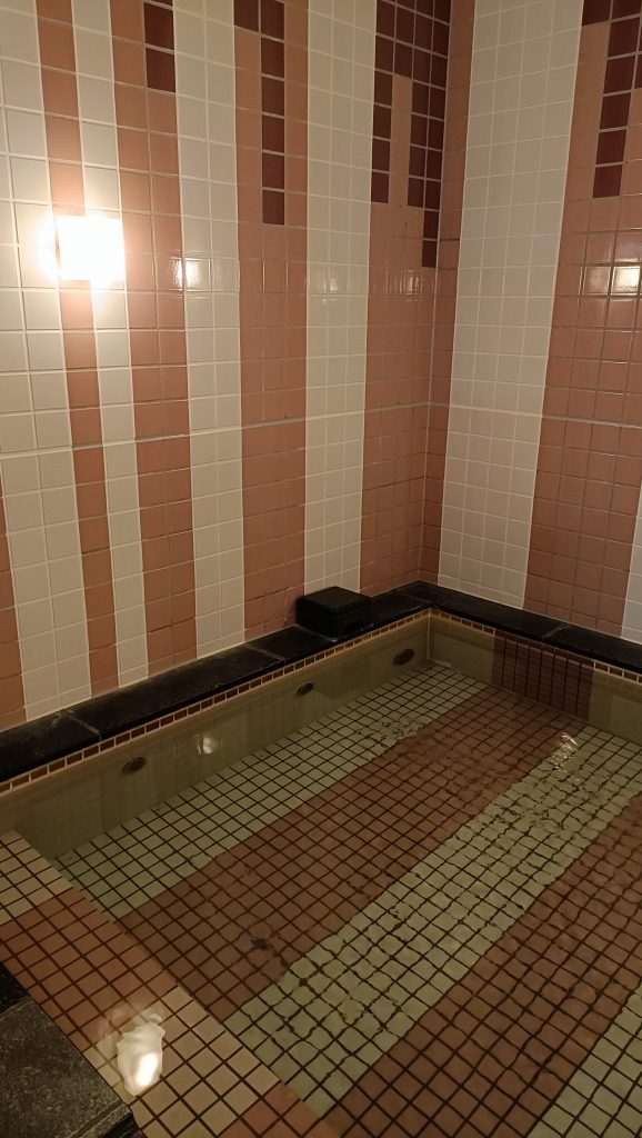 Les bains de l'hôtel