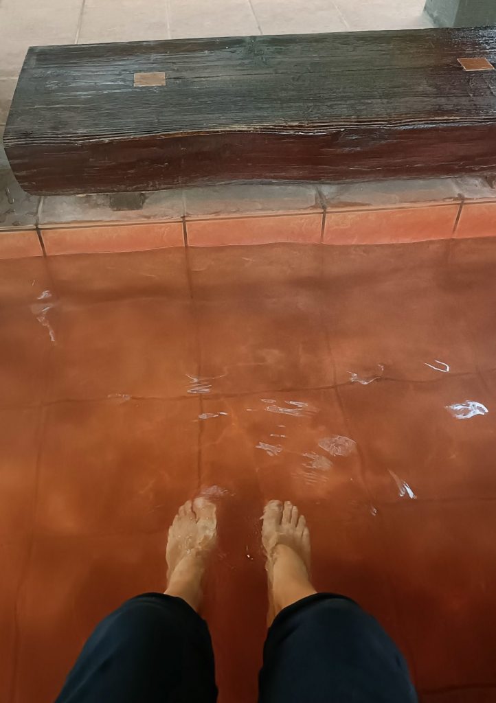 Bain de pieds