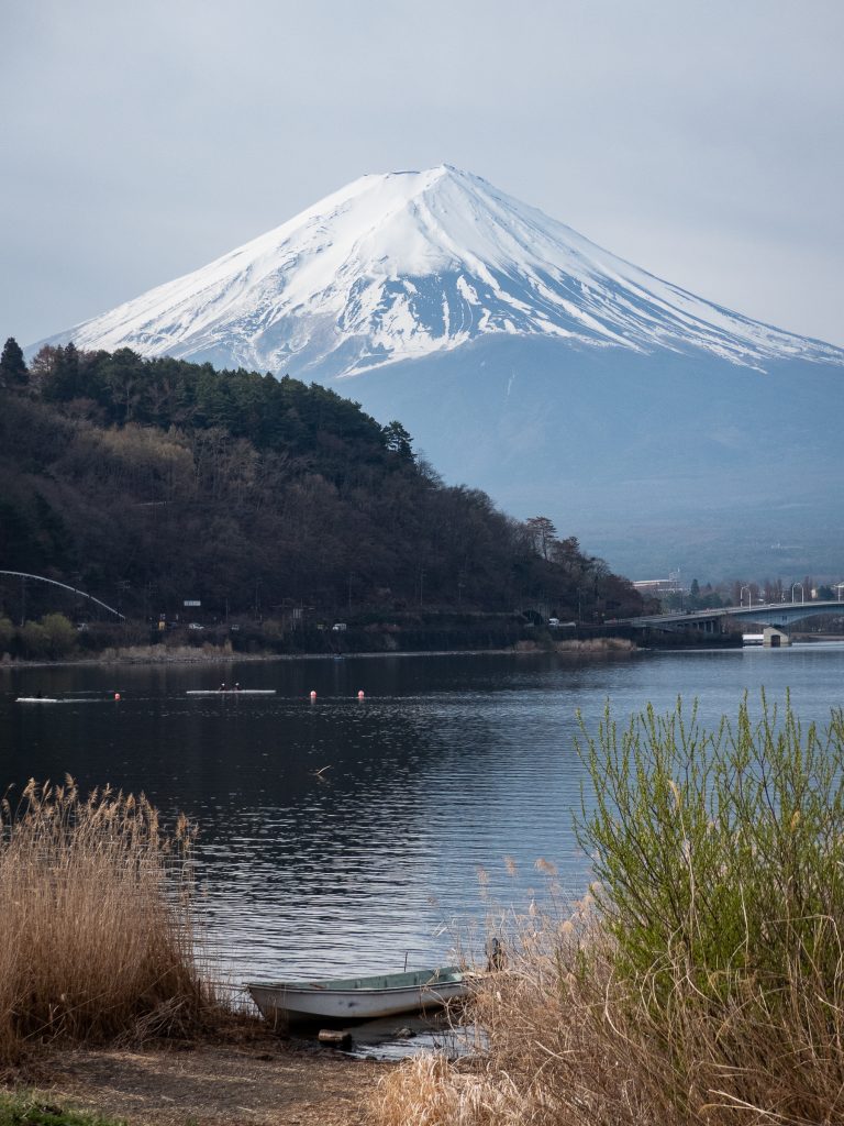 Début du tour du lac Kawaguchi