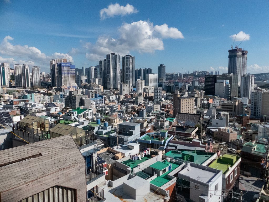 Vue sur Busan