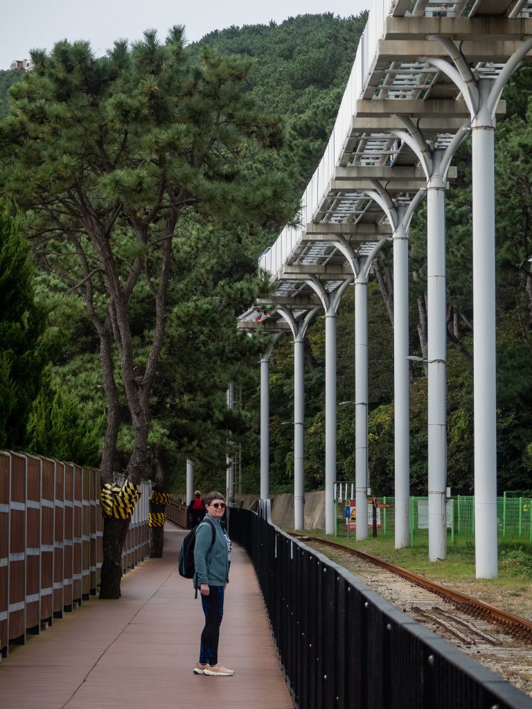 Randonnée le long de la Blue Line Busan