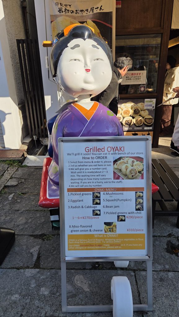 Oyaki spécialité de Nagano