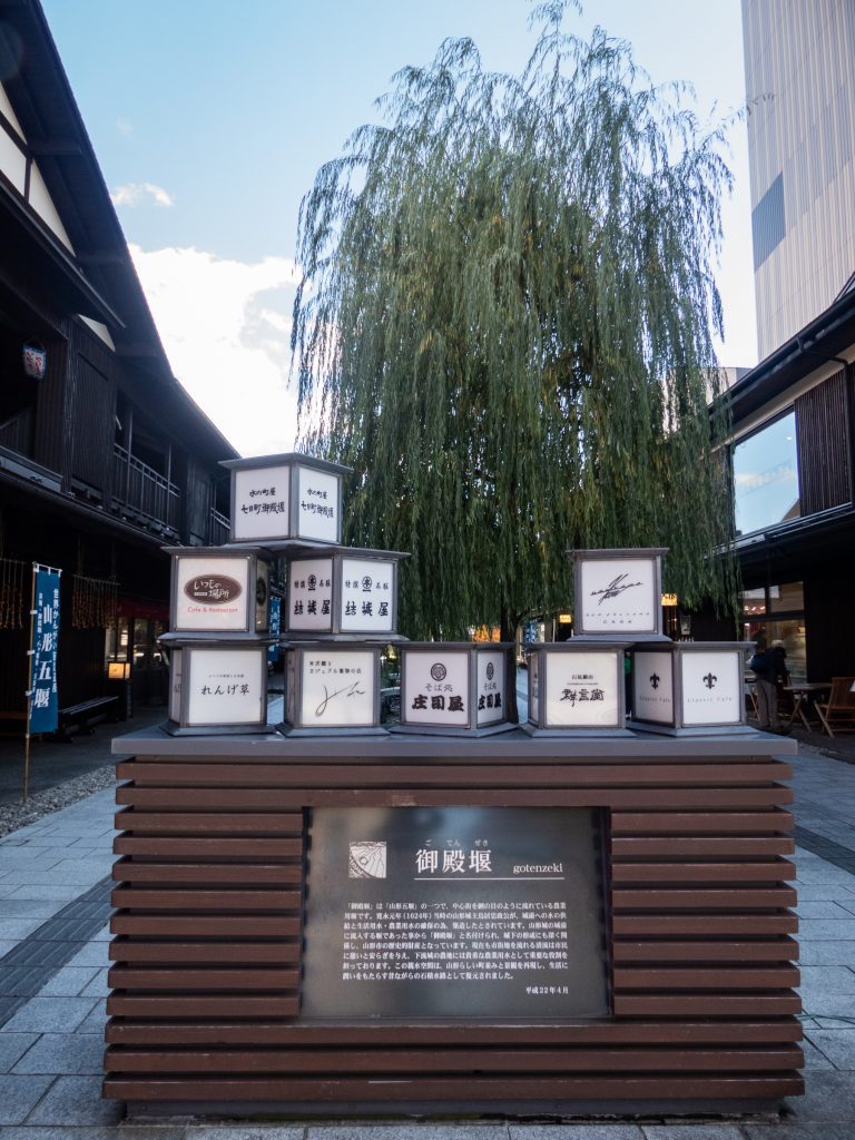 Petite rue commerçante de Yamagata