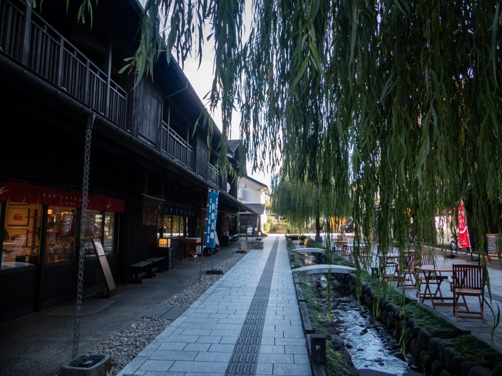Petite rue commerçante de Yamagata
