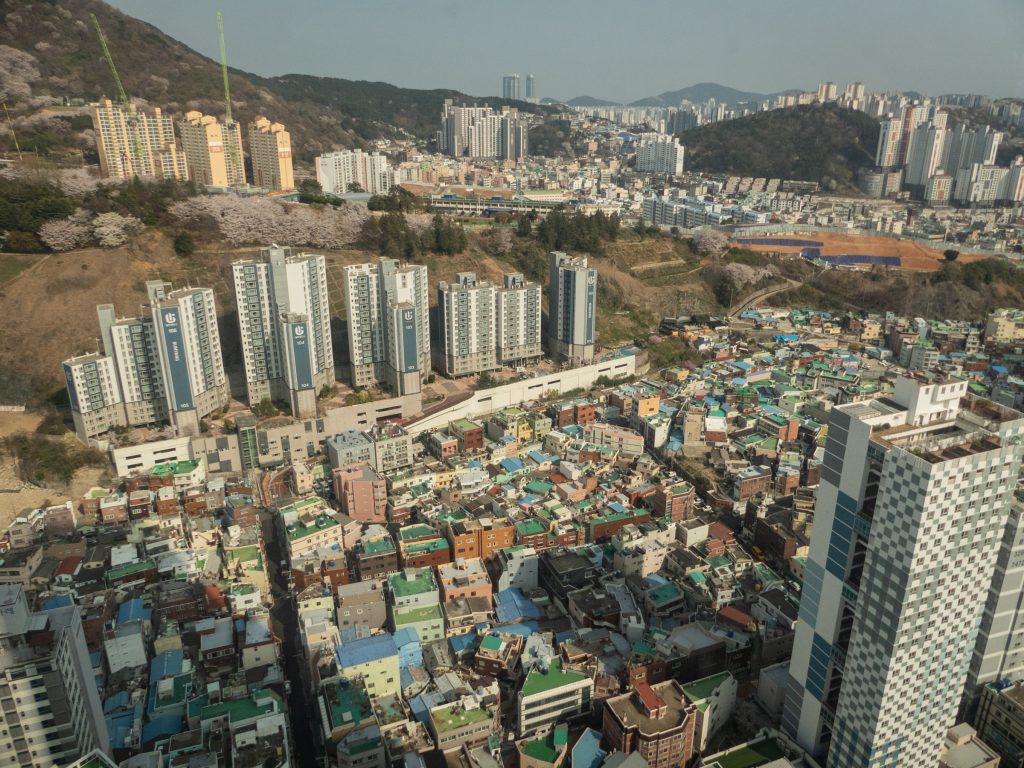 Vue sur Busan depuis l'hôtel AVANI