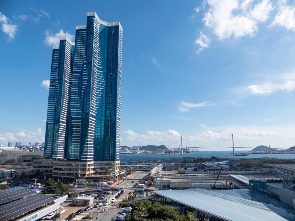 Hotel Asti - Vue depuis la chambre à Busan