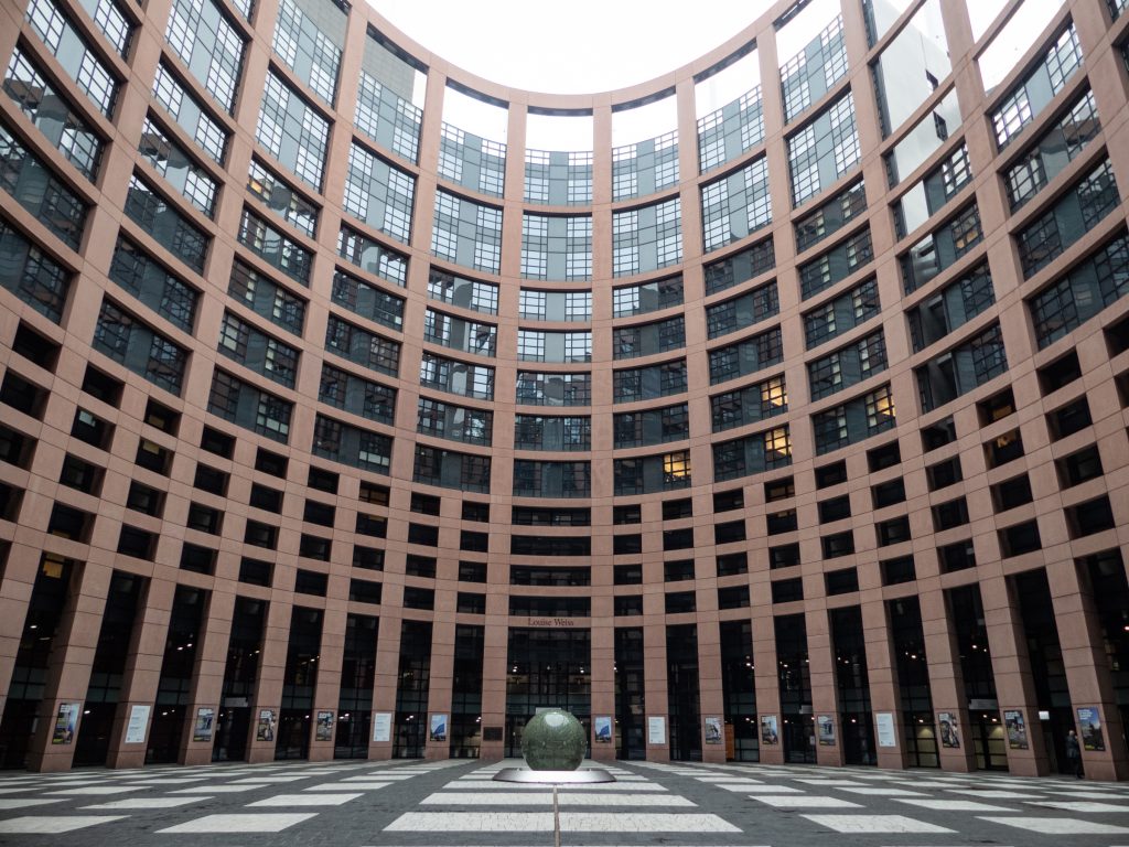 Le Parlement Européean de Strasbourg