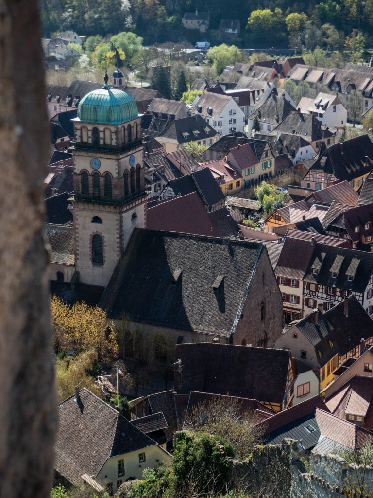 La vue depuis la tour du château de Kaysersberg
