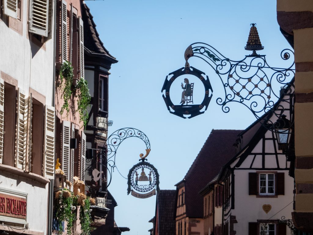 Enseignes en fer forgé de Kaysersberg