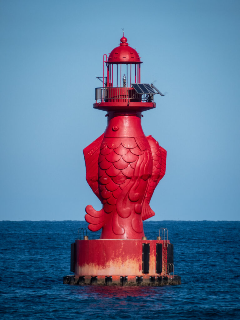 Phare poisson à Mukho