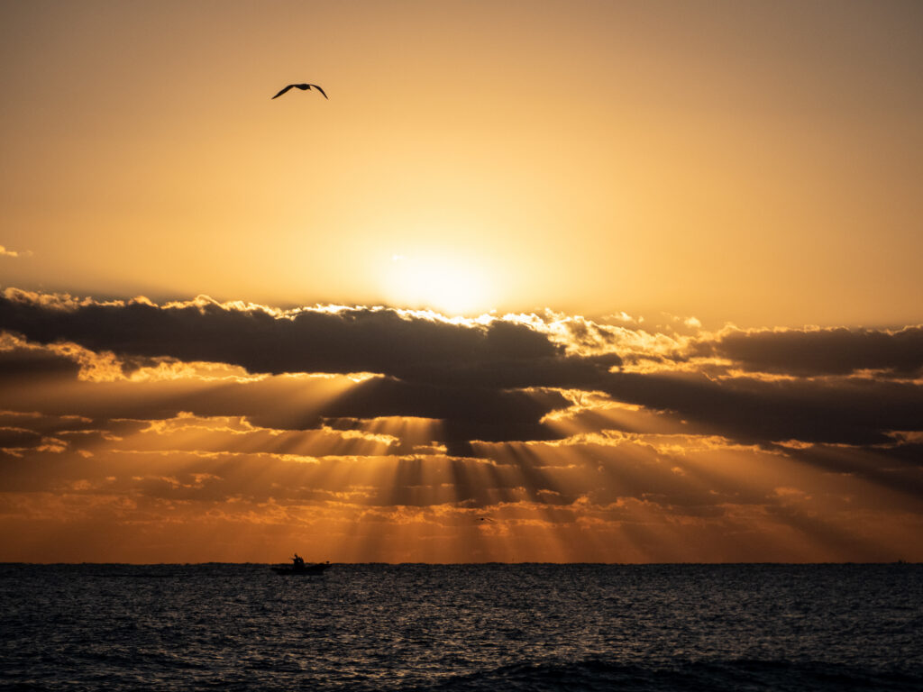 sunset à Jeongdongjin Beach